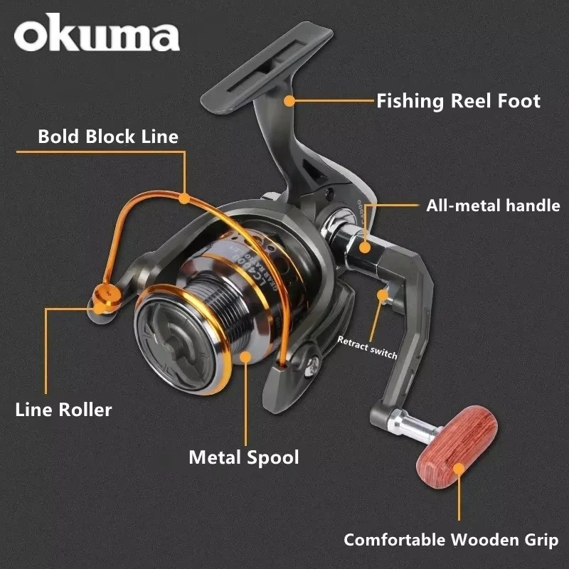 بكرة صيد أوكوما عالية السرعة 5 - مراجعة Daiwa Reel Fuego وسعره