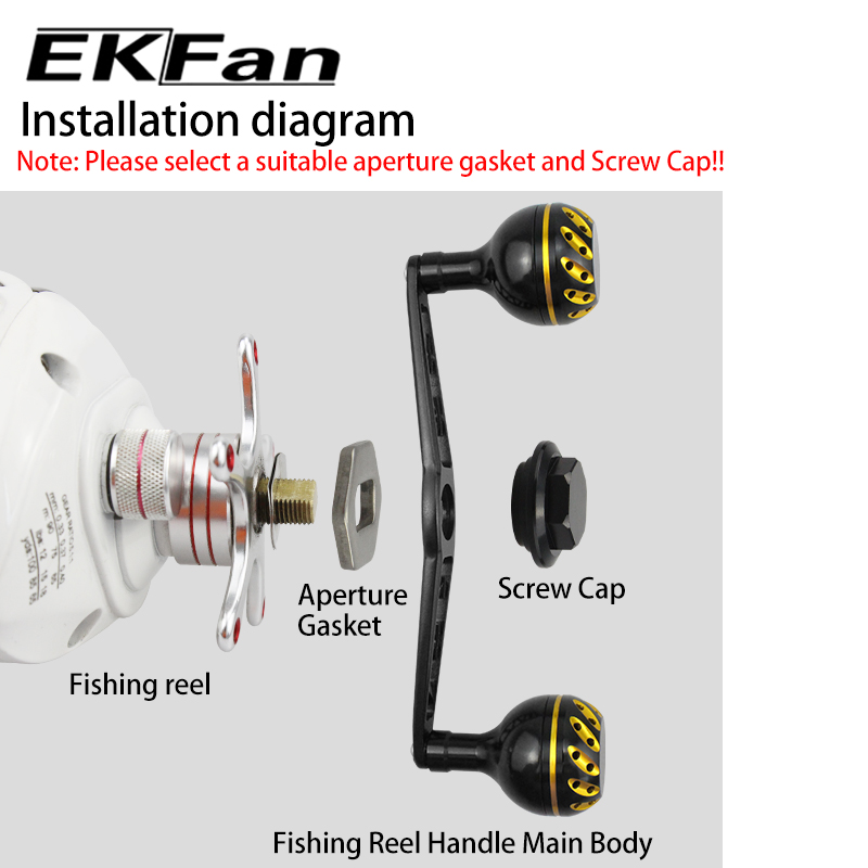 مقبض بكرة صيد EKfan مقاس 130 م - مراجعة Spincast Reel وسعره