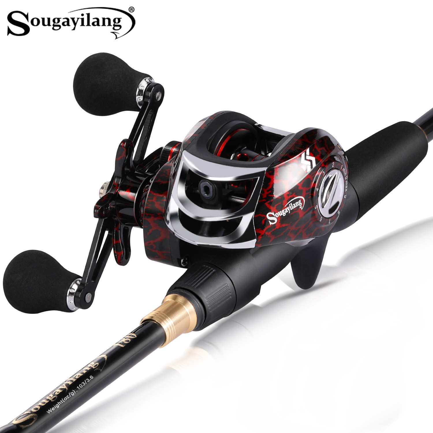 Sougayilang 1.8-2.4 متر صب الص - مراجعة Spincast Reel وسعره